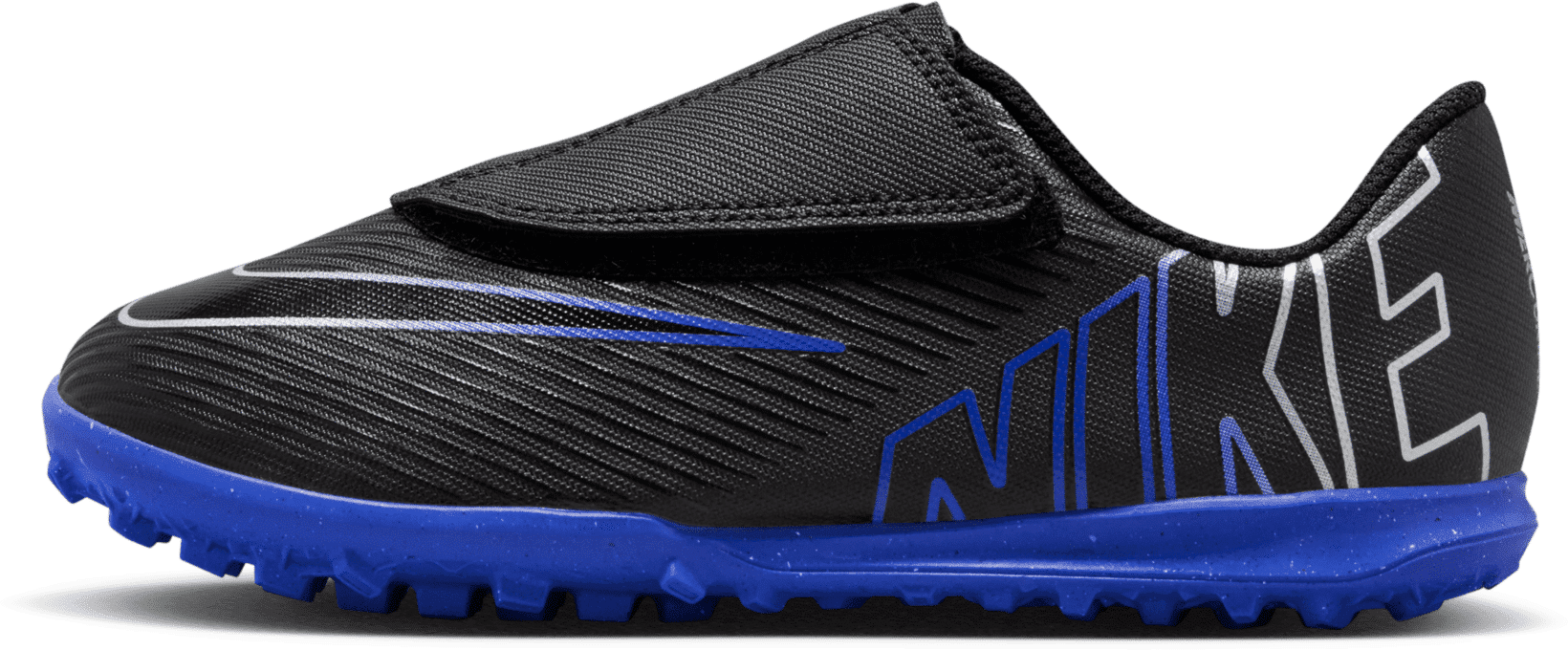 nike scarpa da calcio a taglio basso per erba sintetica  jr. mercurial vapor 15 club – bambino/a - nero