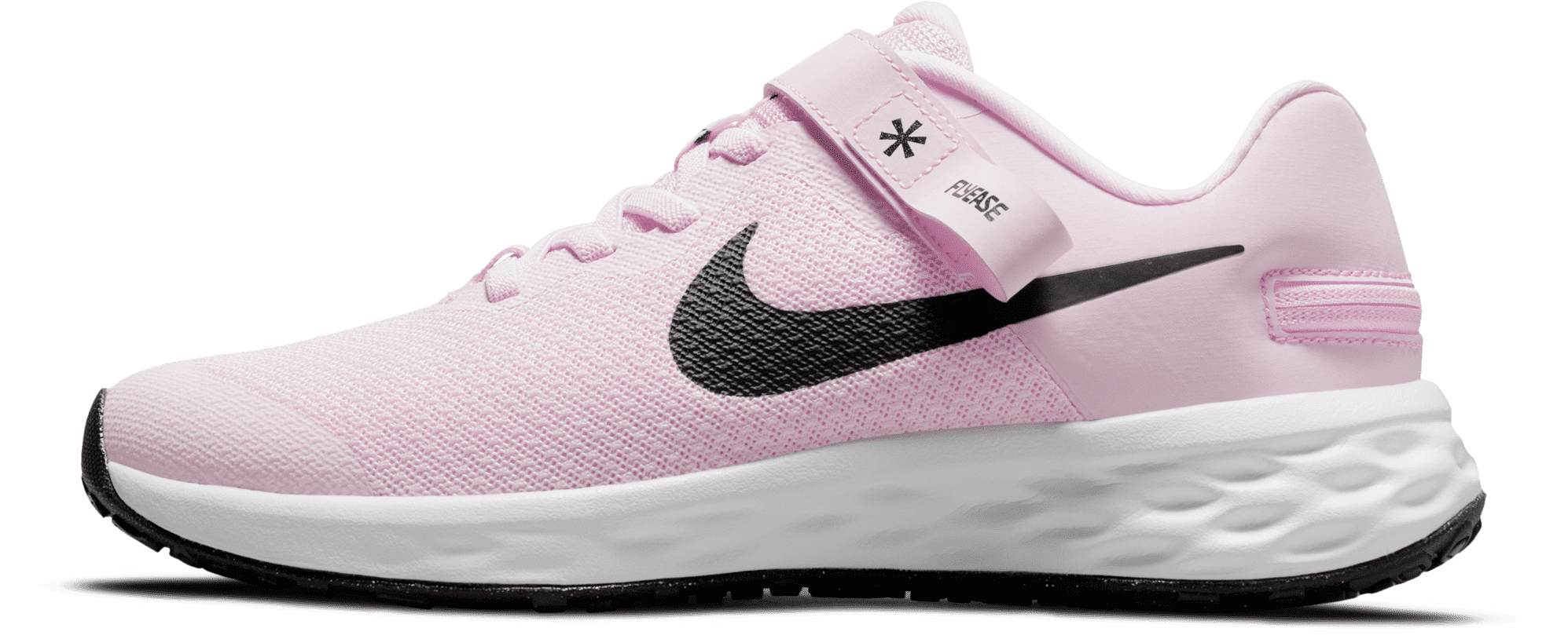 nike scarpa da running su strada facile da indossare  revolution 6 flyease - ragazzi - rosa