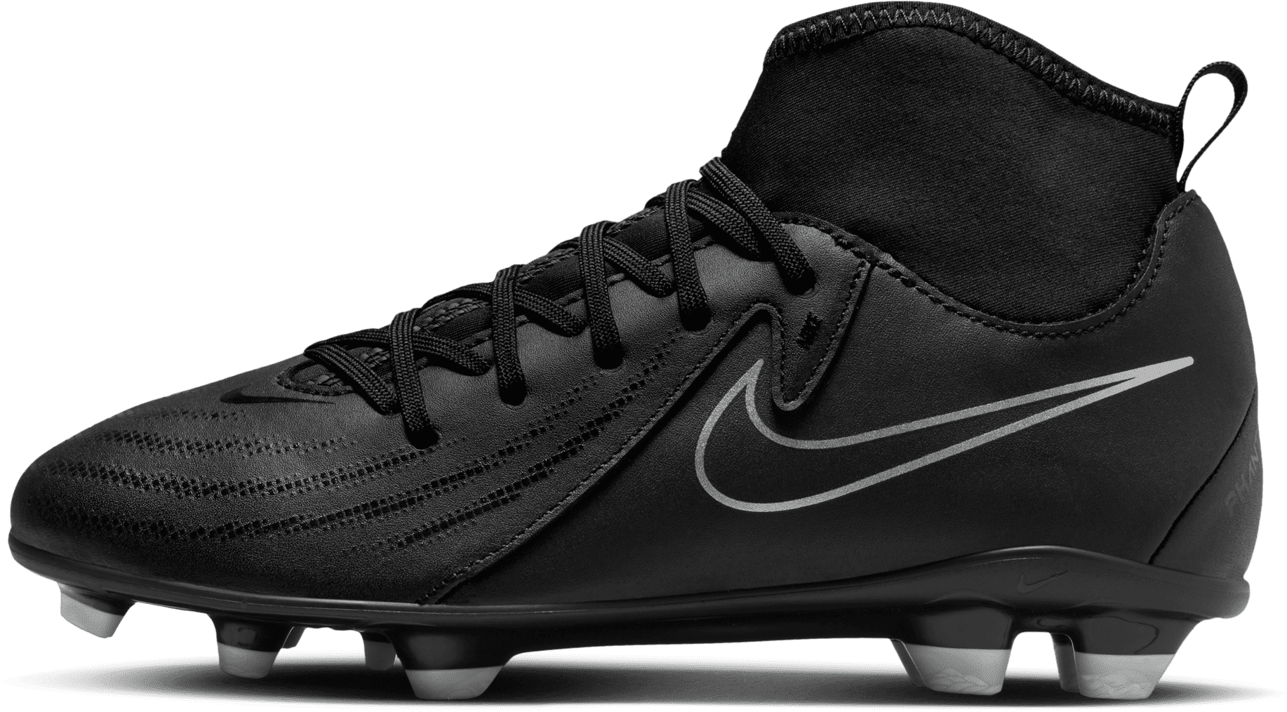 nike scarpa da calcio a taglio alto mg  jr. phantom luna 2 club – bambini/ragazzi - nero