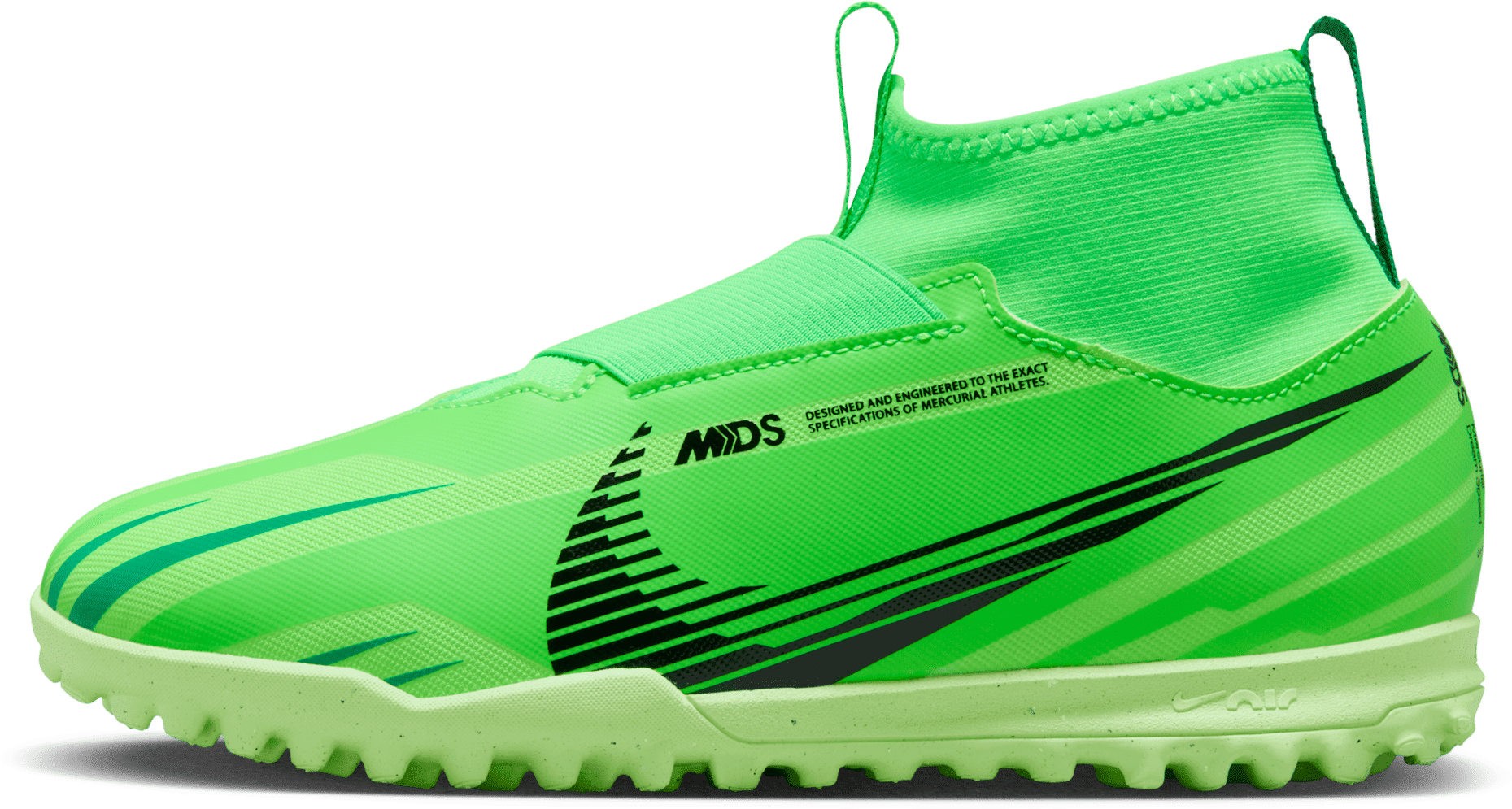 nike scarpa da calcio a taglio alto tf  jr. superfly 9 academy mercurial dream speed – bambini/ragazzi - verde