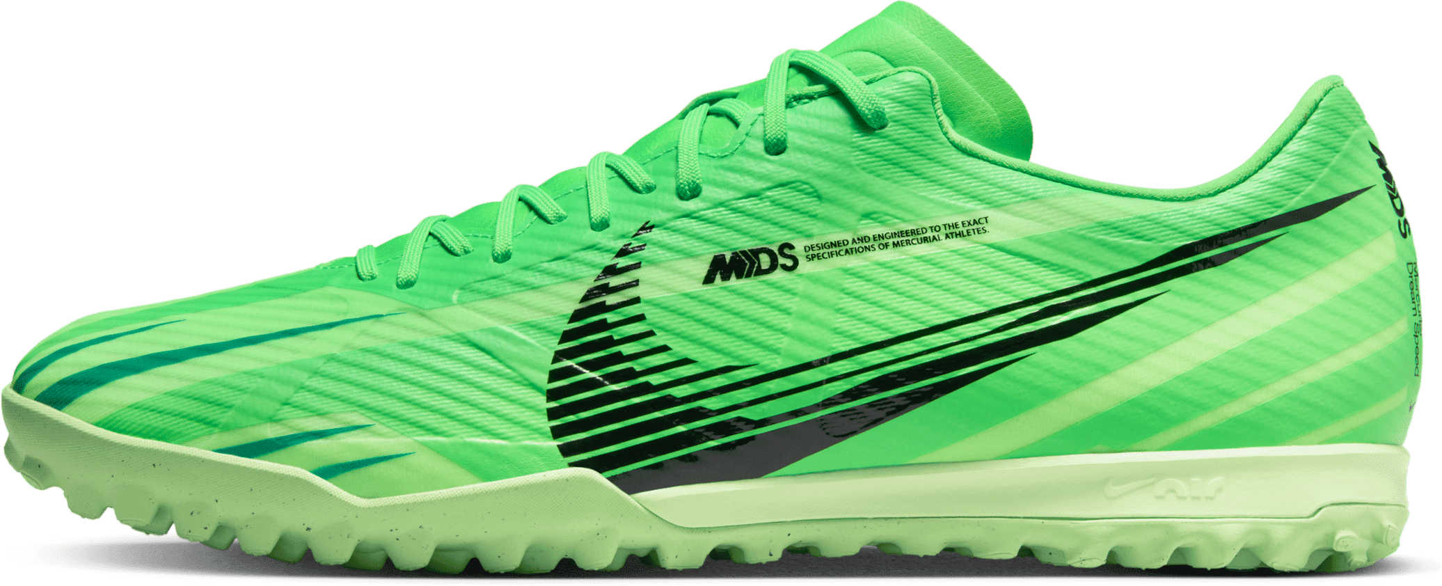 nike scarpa da calcio a taglio basso tf  vapor 15 academy mercurial dream speed - verde