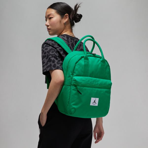jordan zaino  flight backpack (19 l) - verde