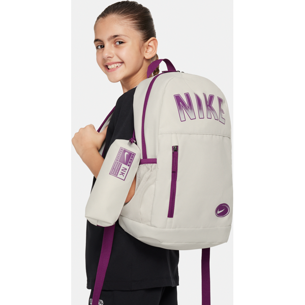 nike zaino  (20 l) - bambini - grigio