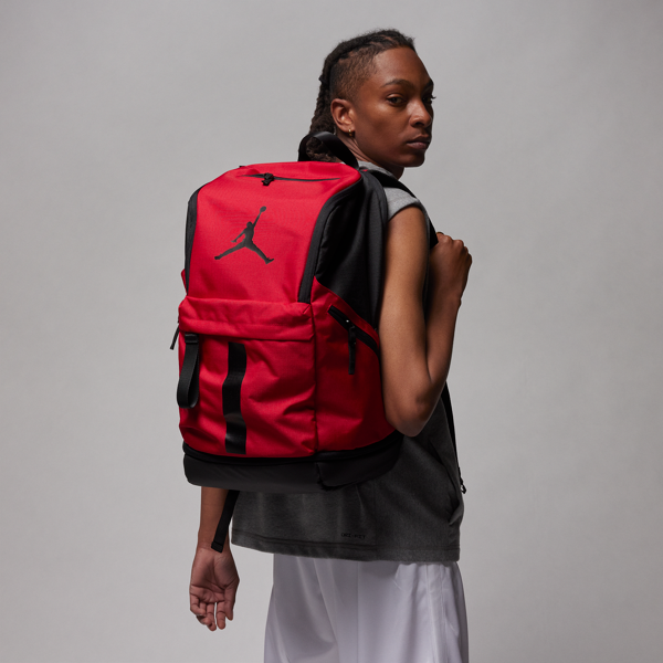 jordan zaino  velocity backpack (38 l) - rosso