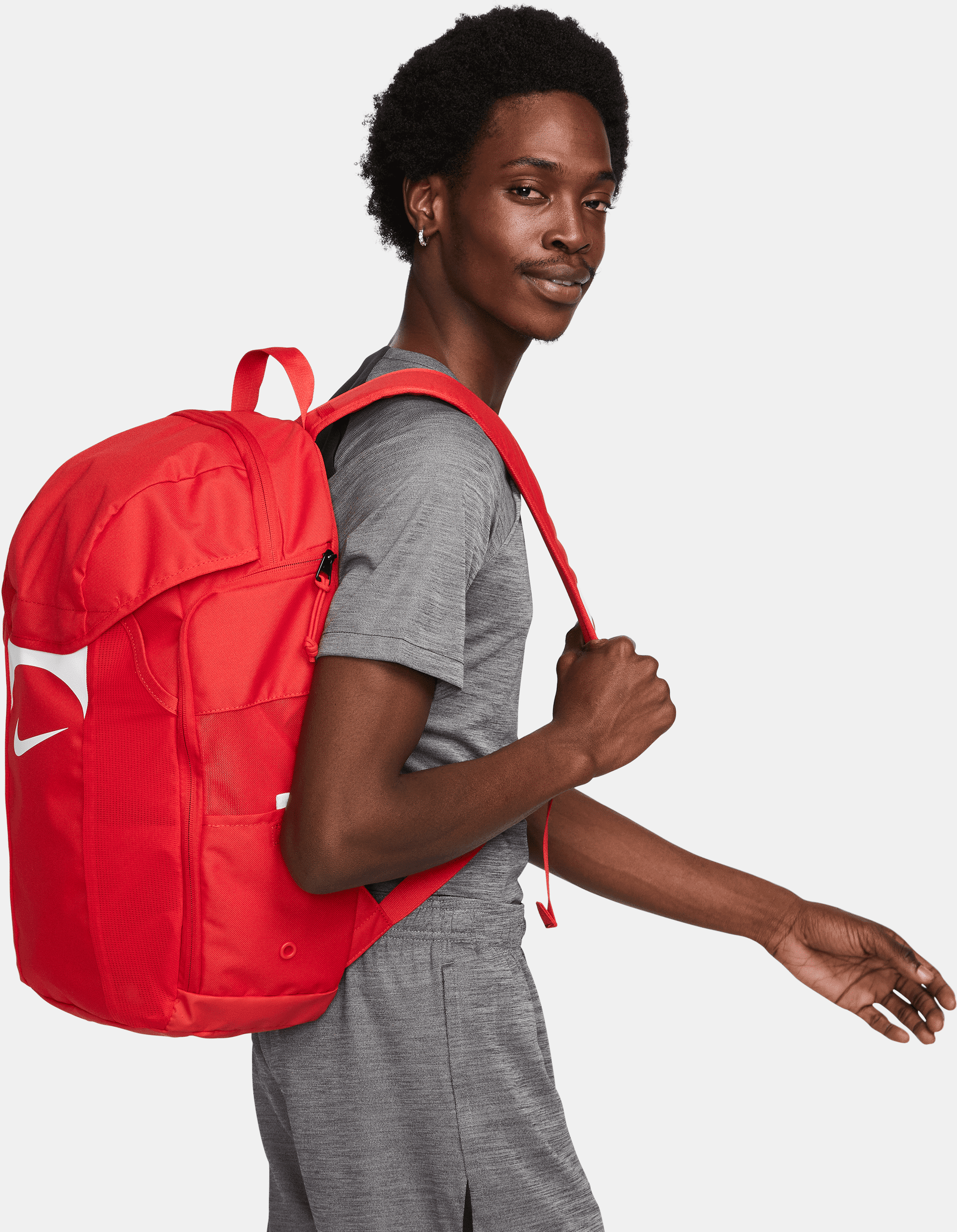 nike zaino  academy team (30 l) - rosso