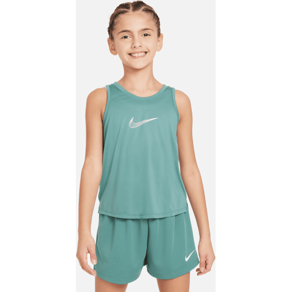 nike canotta da training dri-fit  one – ragazza - verde