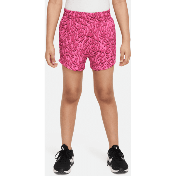 nike shorts in tessuto a vita alta  one – ragazza - rosso