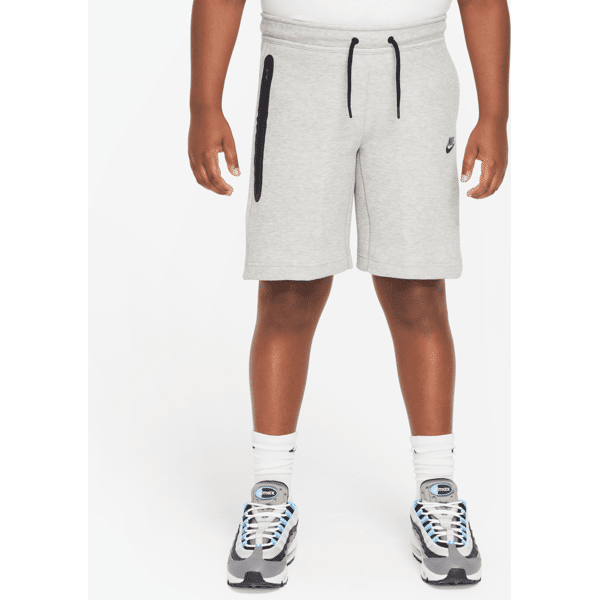 nike shorts  sportswear tech fleece (taglia grande) – ragazzo - grigio