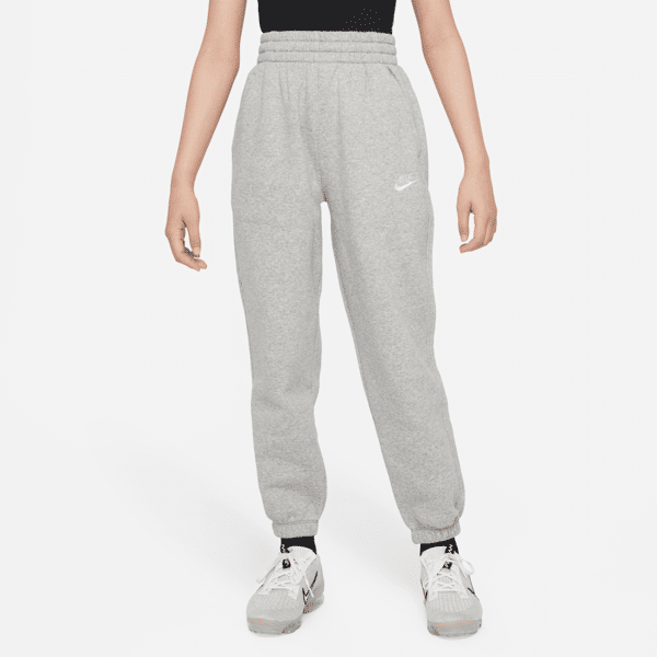 nike pantaloni ampi  sportswear club fleece – ragazza - grigio