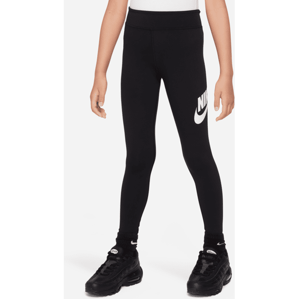 nike leggings a vita media  sportswear essential – ragazza - nero