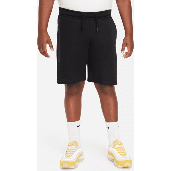 nike shorts  sportswear tech fleece (taglia grande) – ragazzo - nero