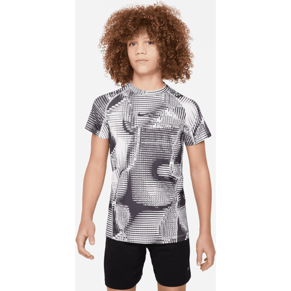 nike maglia a manica corta dri-fit  pro – ragazzo - nero