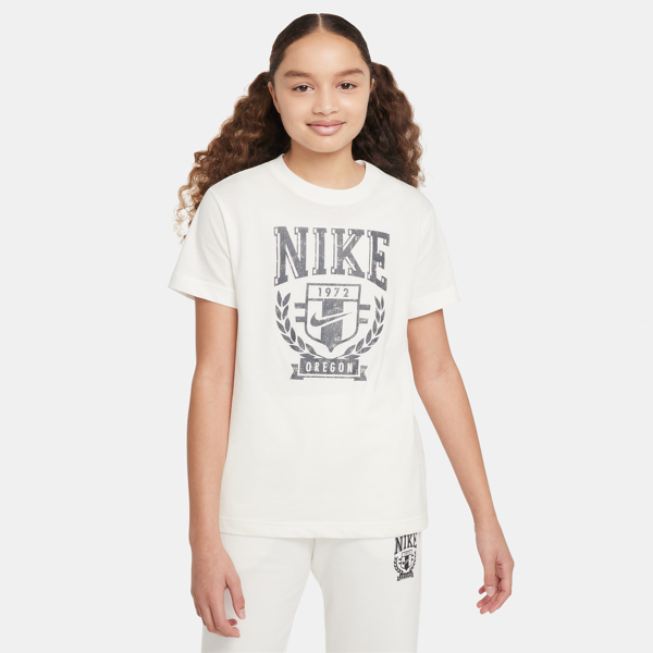 nike t-shirt  sportswear – ragazza - bianco