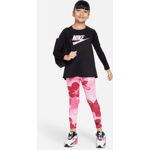 nike completo dri-fit in 2 pezzi  sci-dye dri-fit leggings set – bambini - rosa