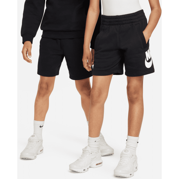 nike shorts in french terry  sportswear club fleece – ragazzo/a - nero