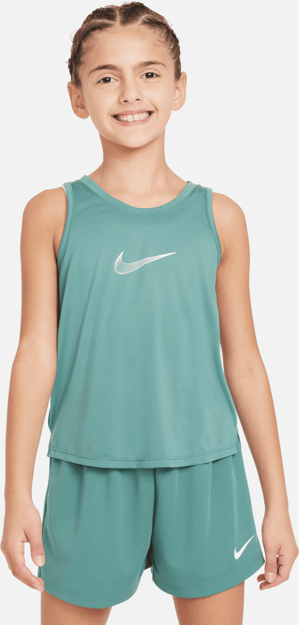 nike canotta da training dri-fit  one – ragazza - verde