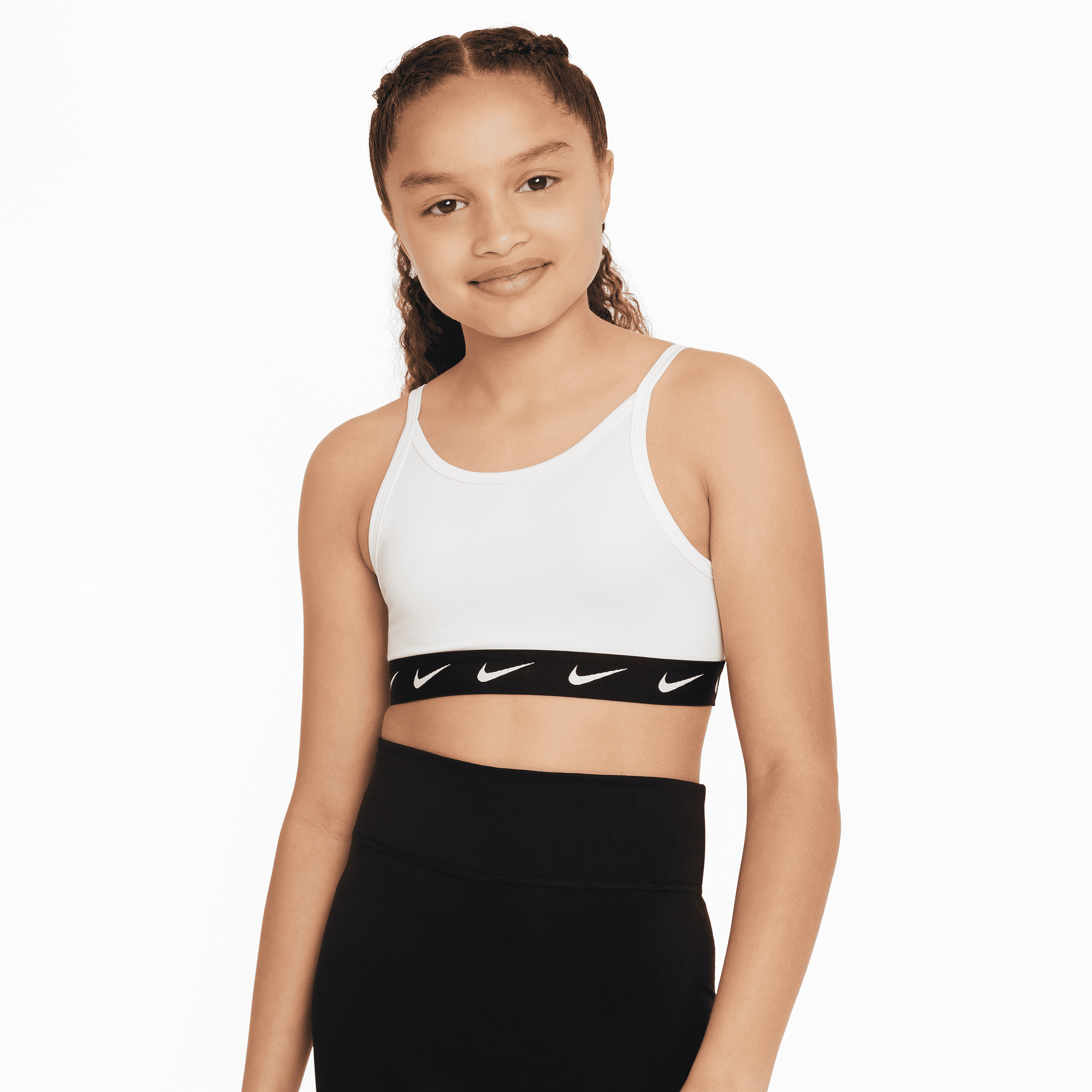 nike bra  one – ragazza - bianco