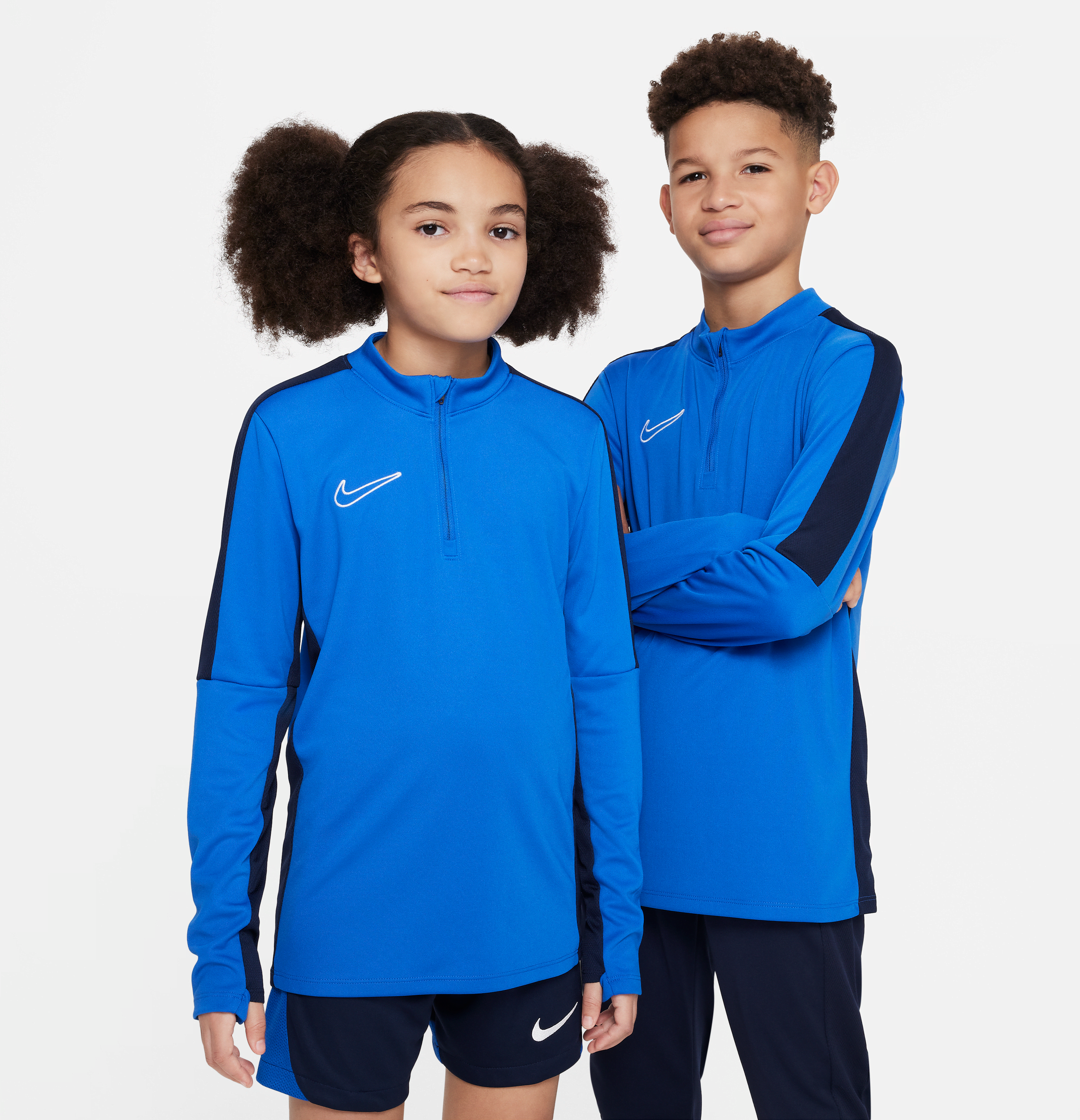 nike maglia da calcio per allenamento  dri-fit academy23 – ragazzo/a - blu