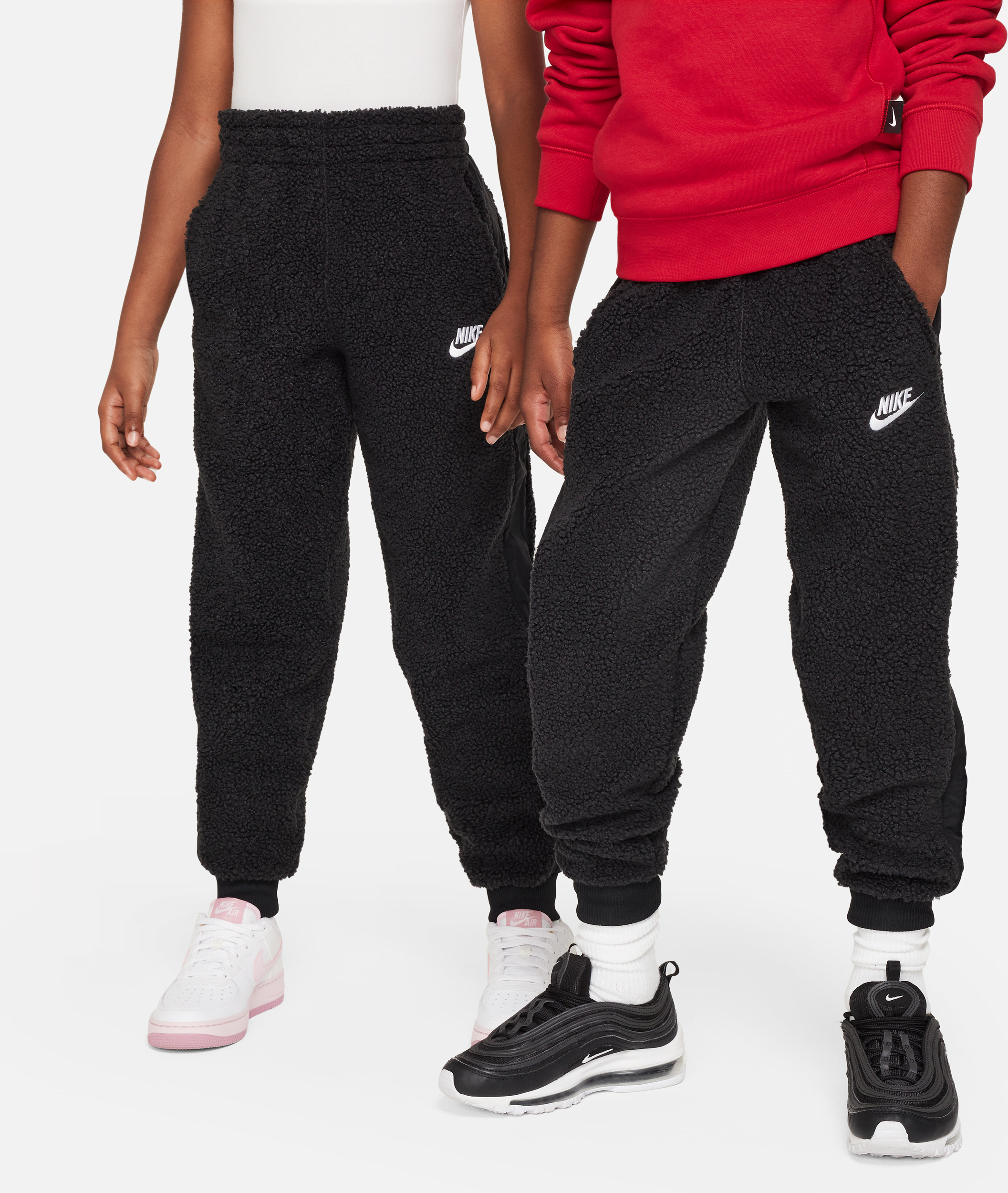 nike pantaloni per l'inverno  sportswear club fleece – ragazzi - nero