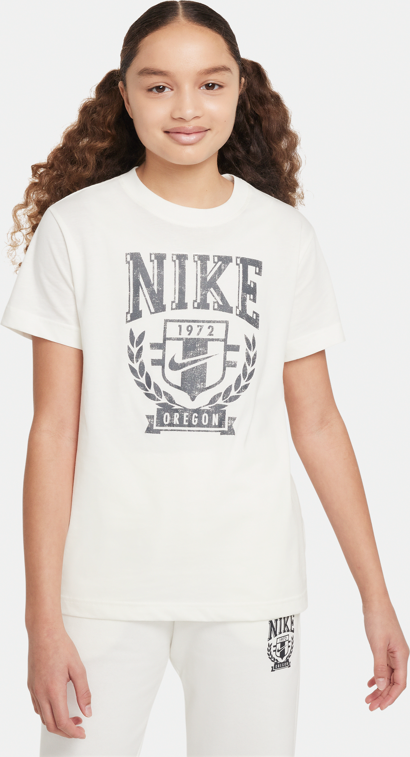 nike t-shirt  sportswear – ragazza - bianco