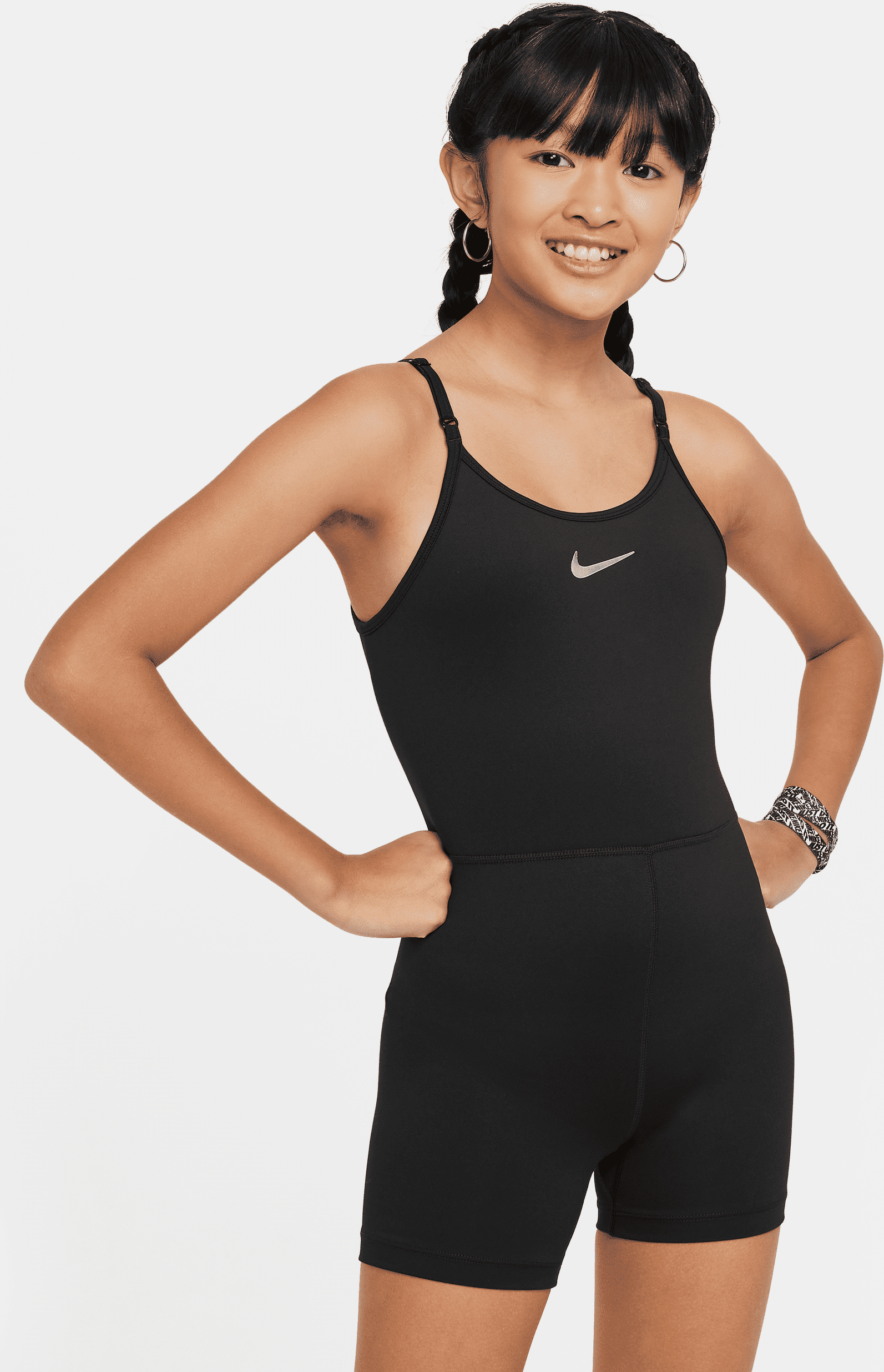 nike tuta body  dri-fit one – ragazza - nero