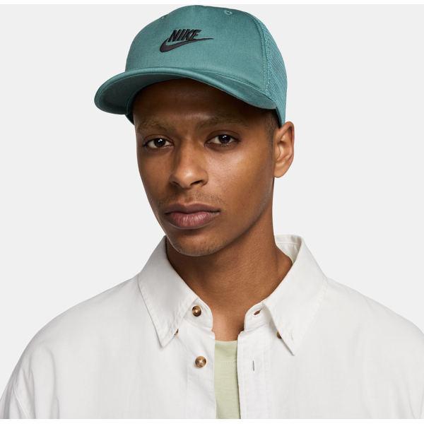 nike cappello trucker strutturato  rise cap - verde