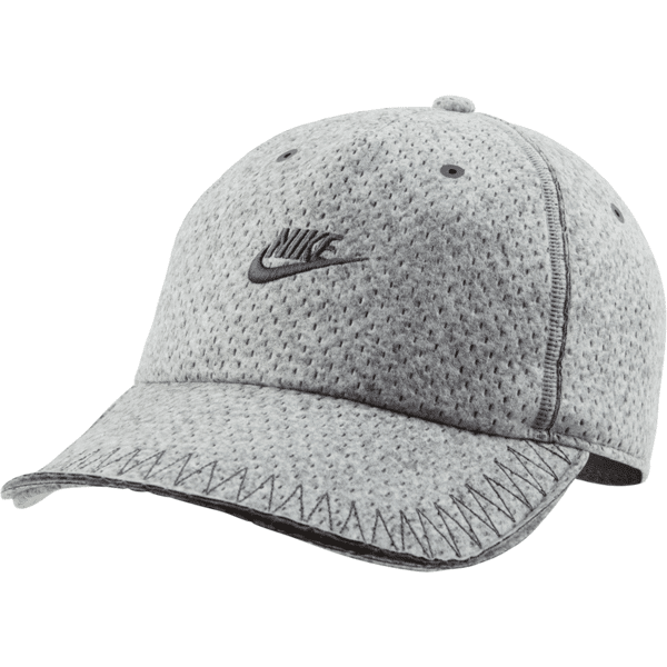 nike cappello essenziale con visiera curva  forward cap - grigio