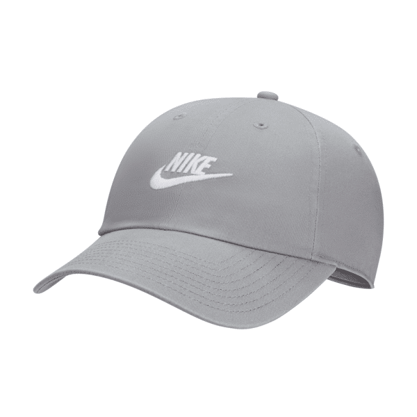 nike cappello  club unstructured futura wash - grigio