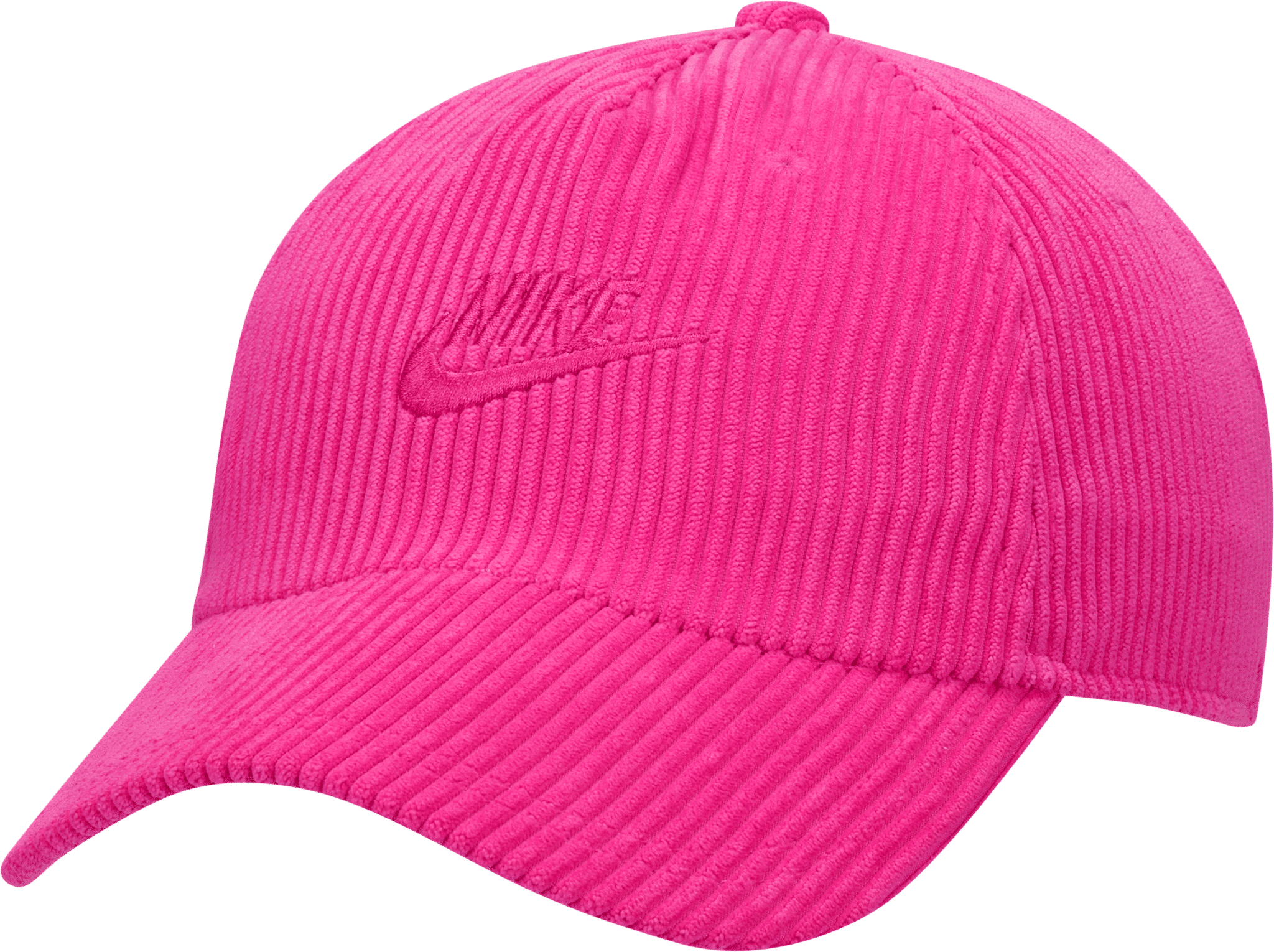 nike cappello non strutturato in velluto a coste  club cap - rosa