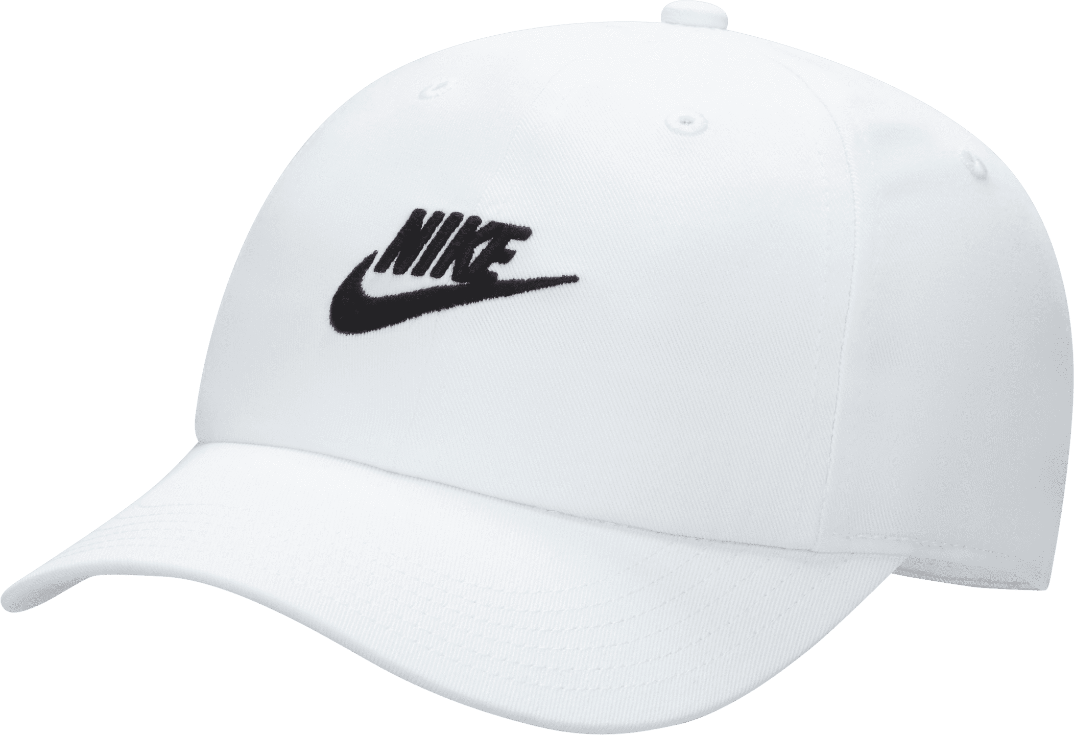 nike cappello  club unstructured futura wash – bambini - bianco