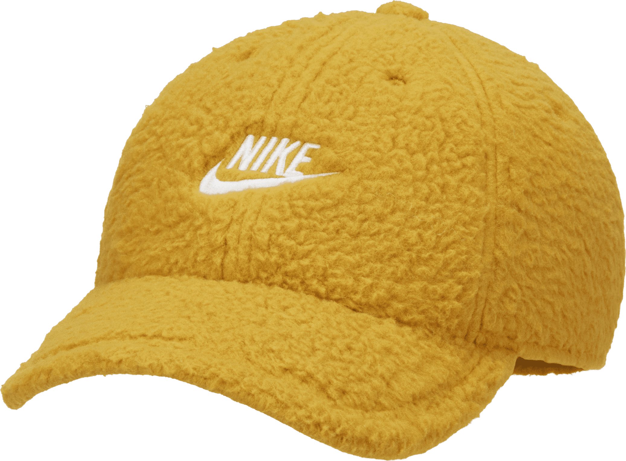 nike cappello essenziale con visiera curva  club cap - marrone