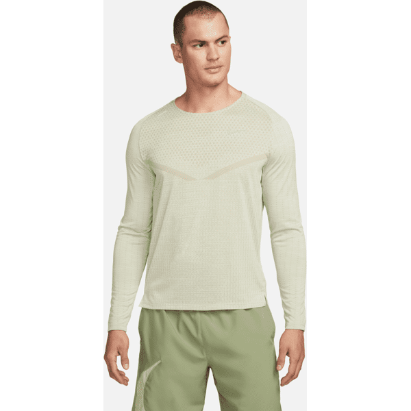 nike maglia da running a manica lunga dri-fit adv  techknit – uomo - verde