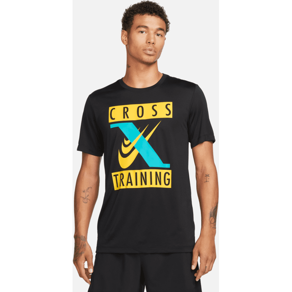 nike t-shirt da training  dri-fit legend – uomo - nero