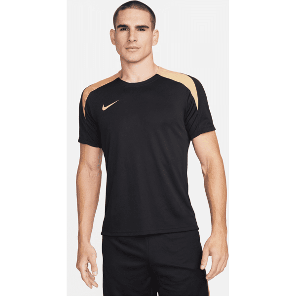 nike maglia da calcio a manica corta dri-fit  strike – uomo - nero