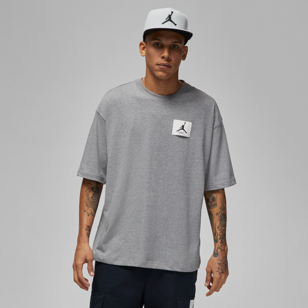 jordan t-shirt oversize  flight essentials – uomo - grigio