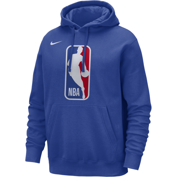 nike felpa pullover con cappuccio team 31 club  nba – uomo - blu