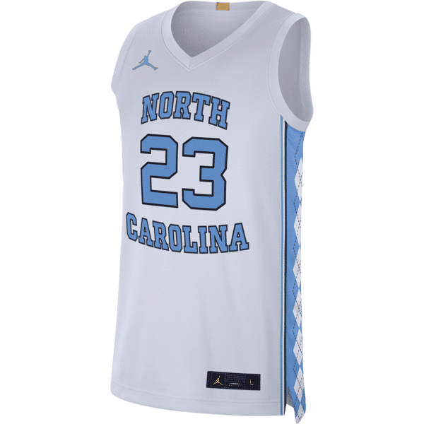 jordan maglia da basket limited  college (unc) – uomo - bianco