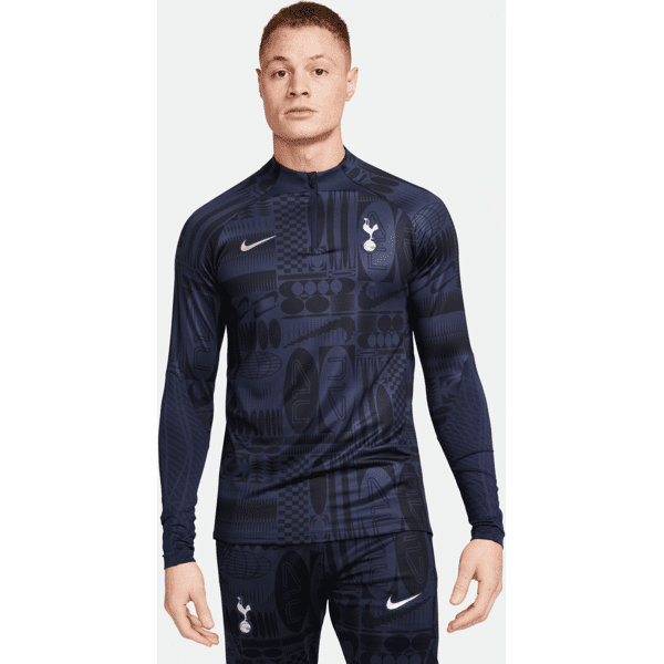 nike maglia da calcio per allenamento  dri-fit tottenham hotspur strike – uomo - blu