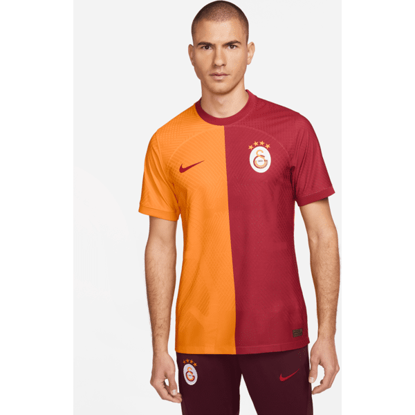 nike maglia da calcio a manica corta  dri-fit adv galatasaray 2023/24 match da uomo – home - arancione