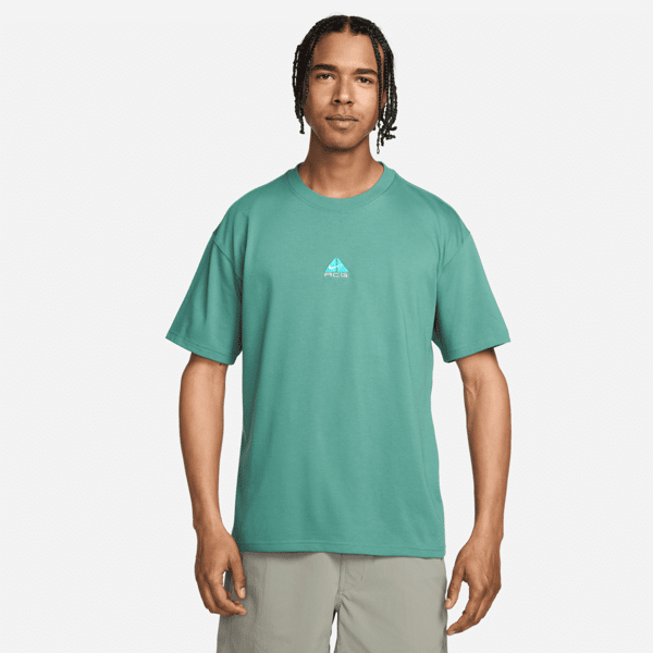 nike t-shirt  acg - uomo - verde