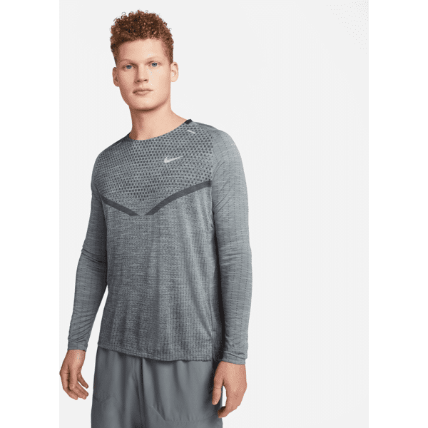 nike maglia da running a manica lunga dri-fit adv  techknit – uomo - nero