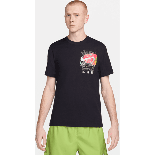 nike t-shirt con collo a lupetto  sportswear – uomo - nero