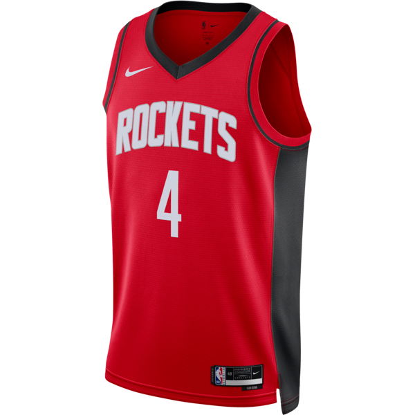 nike maglia houston rockets icon edition 2022/23 swingman  dri-fit nba – uomo - rosso