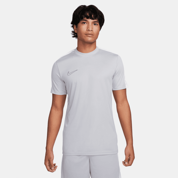 nike maglia da calcio a manica corta dri-fit  academy – uomo - grigio