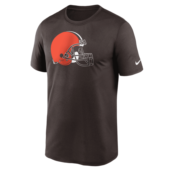 nike t-shirt  dri-fit logo legend (nfl cleveland browns) - uomo - nero