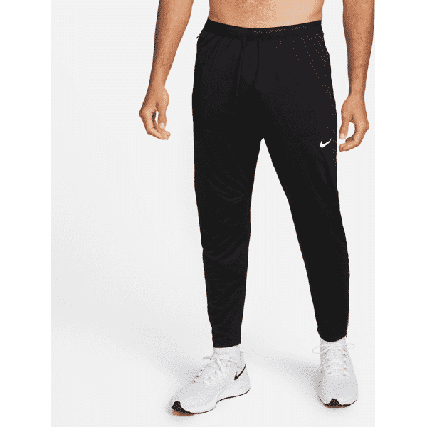 nike pantaloni da running in maglia dri-fit  phenom – uomo - nero