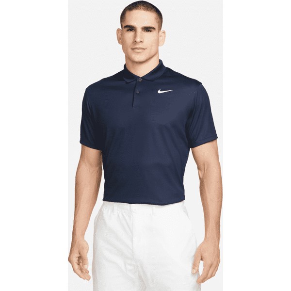 nike polo da tennis court dri-fit - uomo - blu