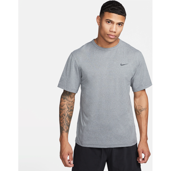 nike maglia dri-fit versatile a manica corta  hyverse – uomo - grigio