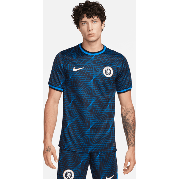 nike maglia da calcio  dri-fit chelsea fc 2023/24 stadium da uomo – away - blu