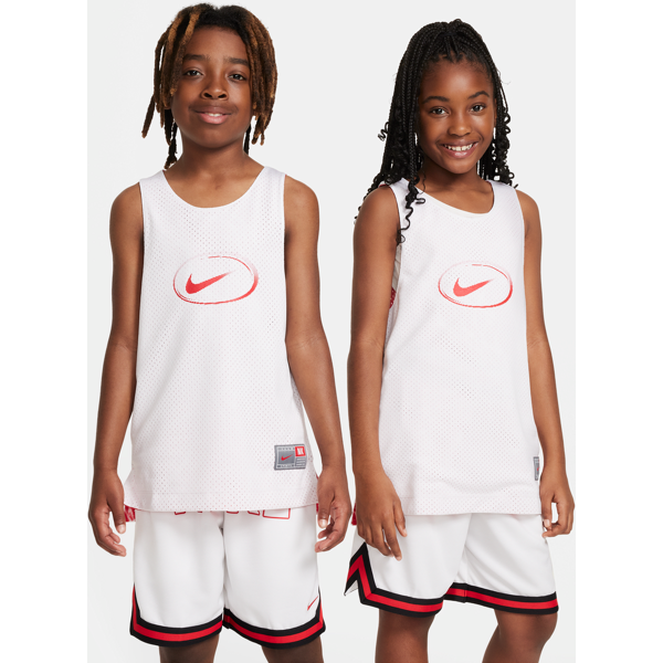 nike maglia reversibile  culture of basketball – ragazzo/a - bianco